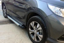 Honda CRV 2012–2016 Sānu sliekšņi Line (2 gab., alumīnijs) foto 1
