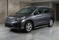 Honda CRV 2012–2016 Sānu pakāpieni Maydos V1 (2 gab., alumīnijs ↗ nerūsējošais tērauds) foto 1