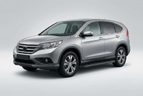 Honda CRV 2012–2016 Sānu pakāpieni Bosphorus Black (2 gab., alumīnijs) foto 1
