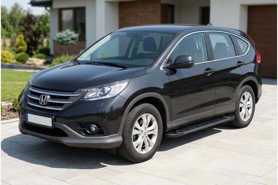 Honda CRV 2012–2016 Sānu sliekšņi RedLine Black (2 gab., alumīnijs) Image