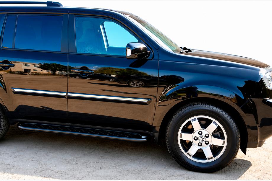 Honda Pilot 2008–2015 Sānu pakāpieni Allmond Black (2 gab., alumīnijs) Image