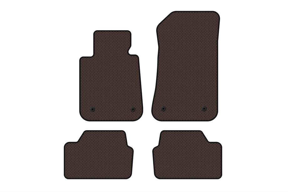 BMW 1. sērija E81/E82/E87/E88 2004–2011 Gumijas paklājiņi Carsuit (Brūni) Image