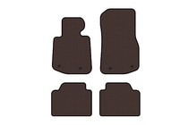 BMW 4 sērija F32/F33/F36 2012–2020 Gumijas salona paklājiņi Carsuit V2 (Brūni) foto 1