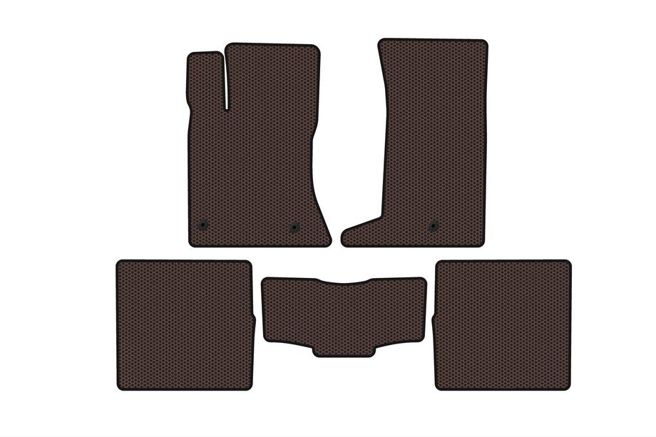 Cadillac SRX 2004–2009 Carsuit gumijas salona paklājiņi (brūni) Image