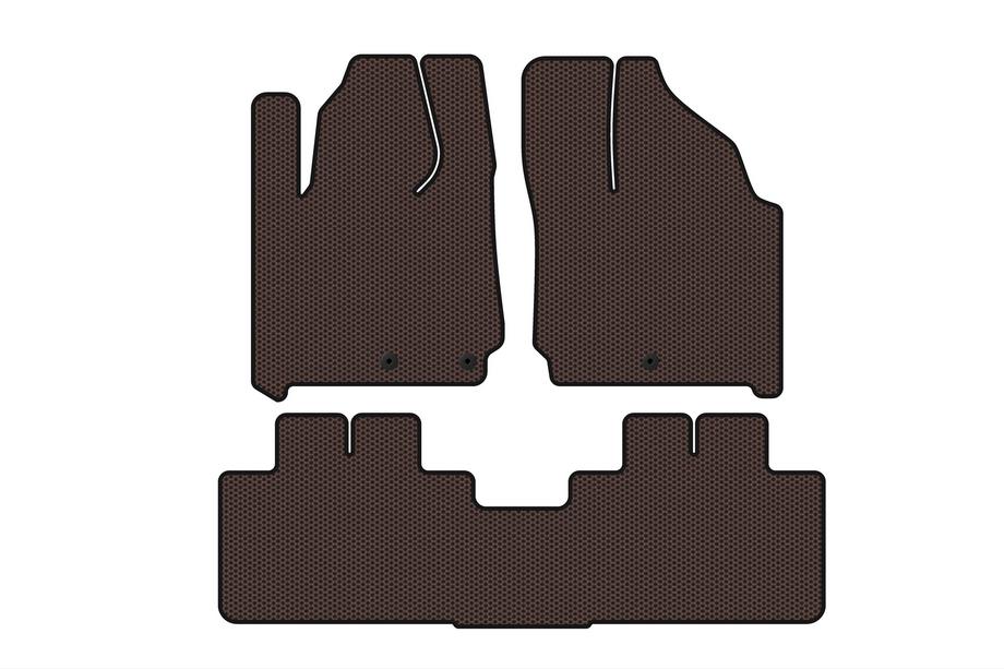 Cadillac SRX 2010–2016 Carsuit gumijas salona paklājiņi (brūni) Image