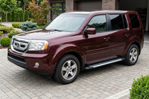 Honda Pilot 2008–2015 Sānu sliekšņi Line (2 gab., alumīnijs) foto 1