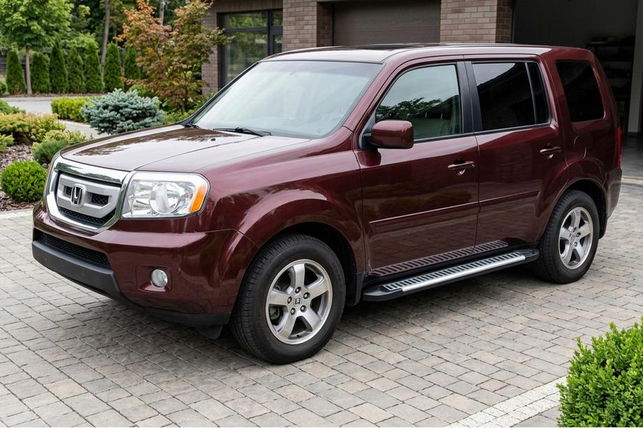 Honda Pilot 2008–2015 Sānu sliekšņi Line (2 gab., alumīnijs) Image