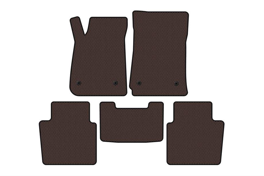 Chevrolet Impala 2013–2020 Gumijas salona paklājiņi Carsuit (SD, brūni) Image