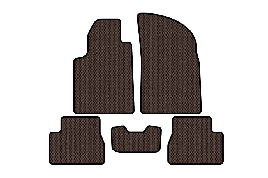 Citroen C-3 2002–2009 Gumijas paklājiņi Carsuit (Brūni) Image