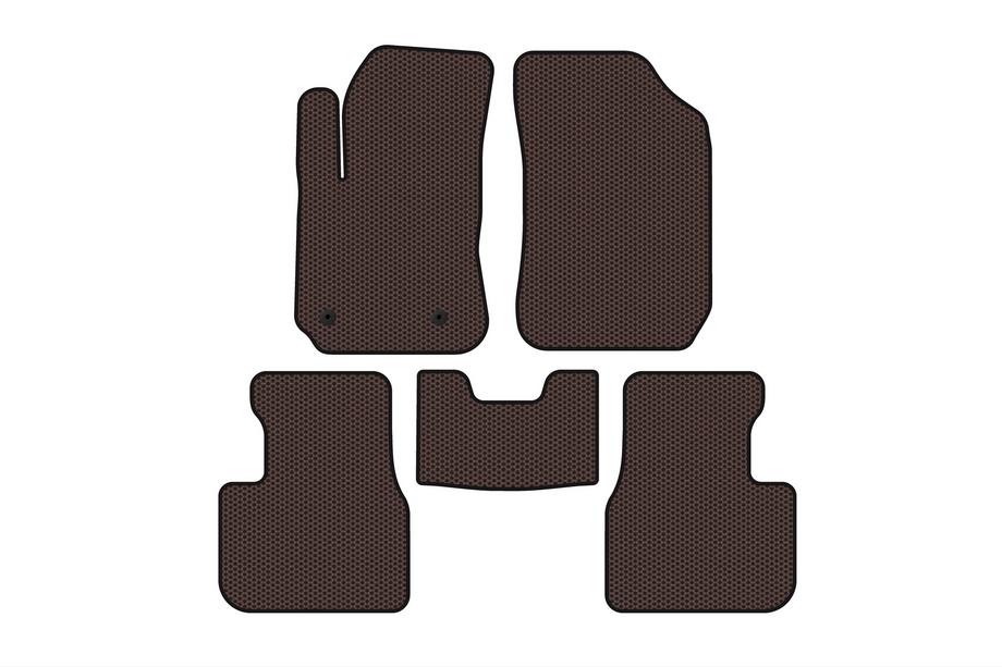 Citroen Cactus 2014–2020 Gumijas paklājiņi Carsuit (Brūni) Image