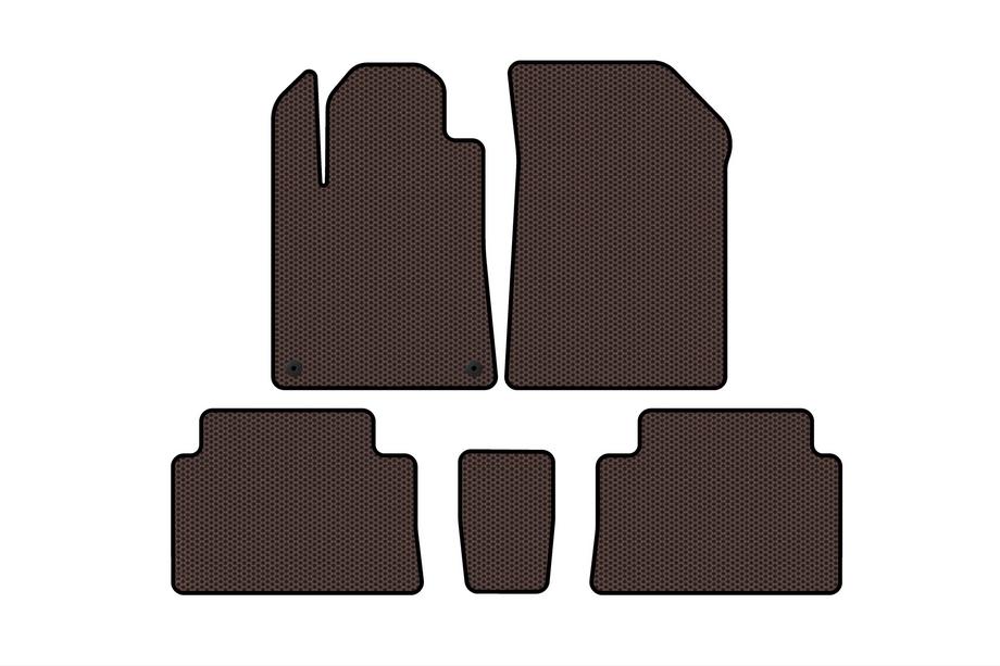 Citroen C-5 2001–2008 Gumijas paklājiņi Carsuit (Brūni) Image