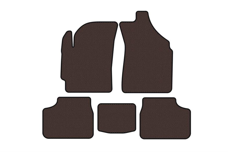 Daewoo Matiz 1998–2008 Gumijas paklājiņi Carsuit (Brūni) Image