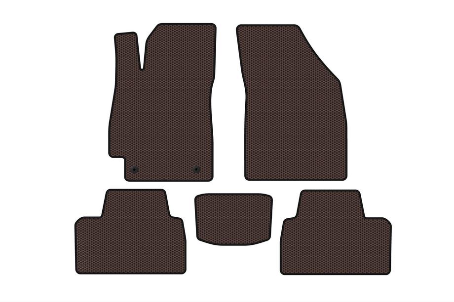 Daewoo Nubira 1997–1999 Gumijas salona paklājiņi Carsuit (SD, brūni) Image