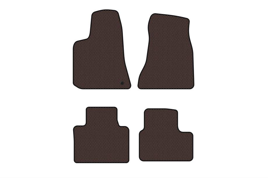 Dodge Charger 2005–2010 Carsuit gumijas paklājiņi (2005-2010, brūni) Image