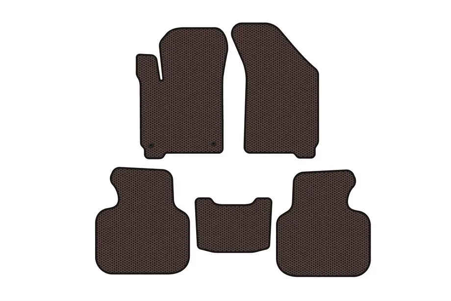 Dodge Journey 2008–2020 Gumijas salona paklājiņi Carsuit (2008-2011, brūni) Image