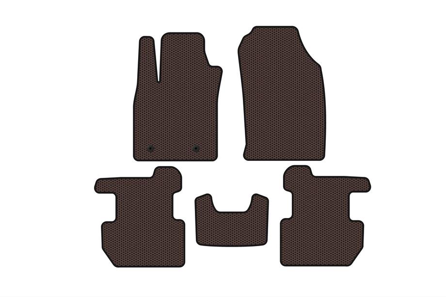 Ford Ecosport 2013–2022 Gumijas paklājiņi Carsuit (2018-2022, brūni) Foto 1