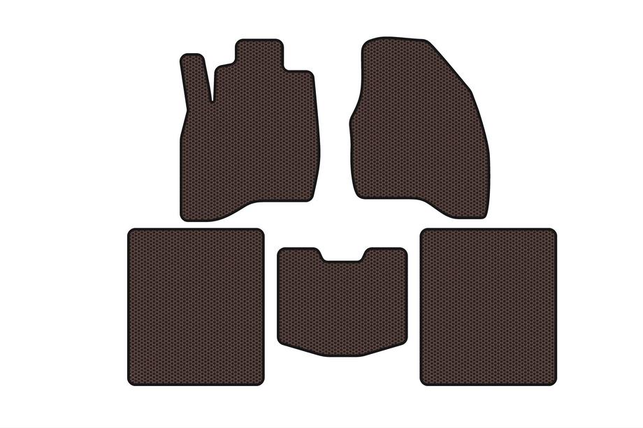 Ford Explorer 2011–2019 Gumijas salona paklājiņi Carsuit (2015-2019, 5-vietīgs, brūns) Image