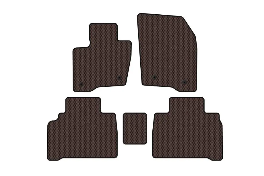 Ford Galaxy 2015– Gumijas paklājiņi Carsuit (HB, brūni) Image