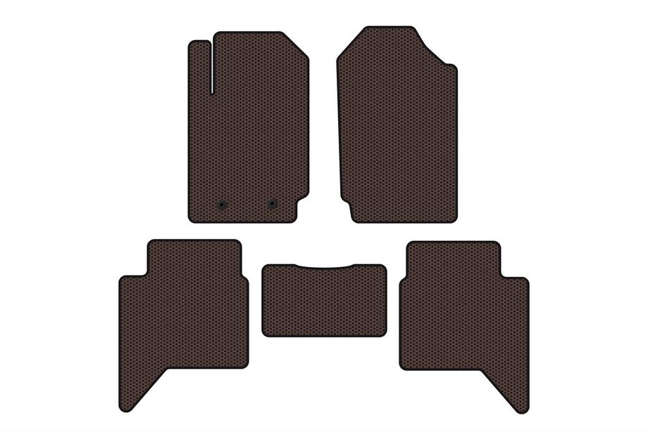 Ford Ranger 2011–2022 Gumijas paklājiņi Carsuit (Brūni) Image