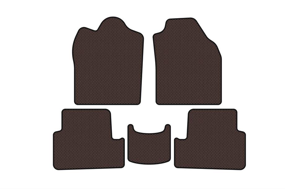 Ford Connect 2010–2013 Gumijas paklājiņi Carsuit (2009-2012, brūni) Image