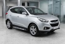 Hyundai IX-35 2010–2015 Sānu sliekšņi Sunrise (2 gab., alumīnijs) foto 1