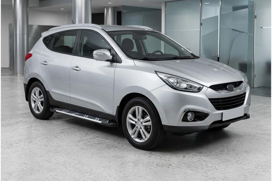 Hyundai IX-35 2010–2015 Sānu sliekšņi Sunrise (2 gab., alumīnijs) Image