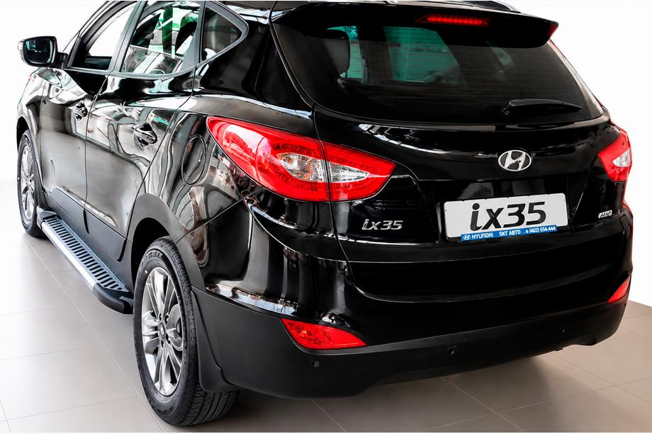 Hyundai IX-35 2010–2015 Sānu sliekšņi Line (2 gab., alumīnijs) Image