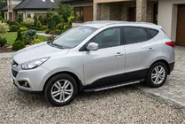 Hyundai IX-35 2010–2015 Sānu sliekšņi Duru (2 gab., alumīnijs) foto 1