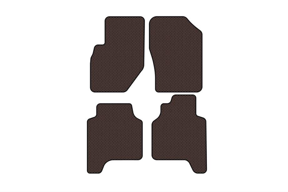 Hyundai Terracan 2001–2007 Gumijas paklājiņi Carsuit (Brūni) Image
