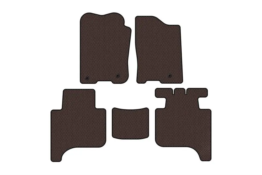 Infiniti QX56 2004–2010 Carsuit gumijas salona paklājiņi (2 rindas, 2004-2008, brūni) Image
