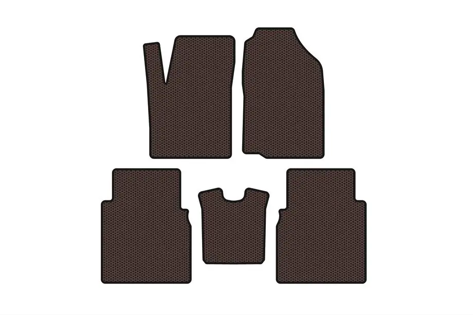 JAC J6 2011–2019 Gumijas paklājiņi Carsuit (Brūni) Image