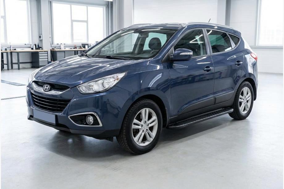 Hyundai IX-35 2010–2015 Sānu pakāpieni Bosphorus Black (2 gab., alumīnijs) Image