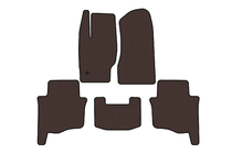 Jeep Grand Cherokee WK 2004–2010 Gumijas paklājiņi Carsuit (Brūni) foto 1