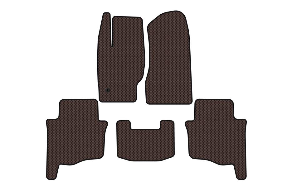 Jeep Grand Cherokee WK 2004–2010 Gumijas paklājiņi Carsuit (Brūni) Image
