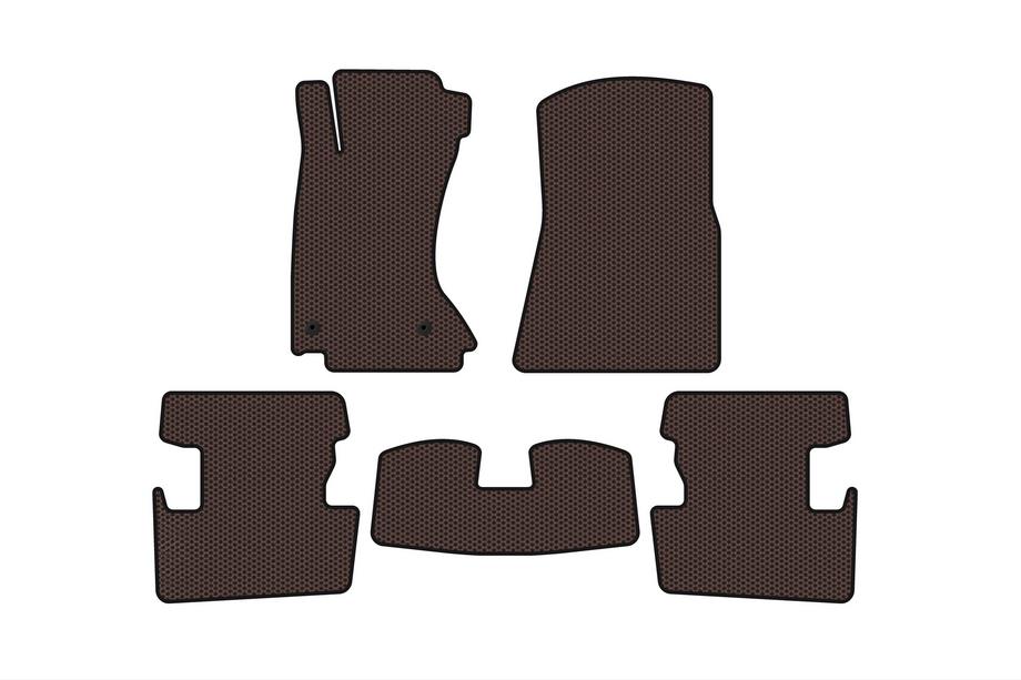 Lexus IS 2005–2013 Carsuit gumijas salona paklājiņi (pilnpiedziņa, brūni) Image