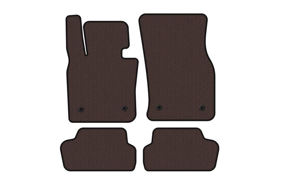 Mini Cooper F55/56/57 2014–2023 Gumijas paklājiņi Carsuit (F56, brūni) Image
