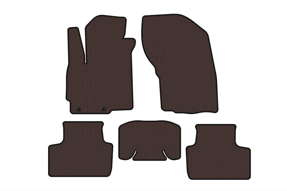 Mitsubishi ASX 2010–2023 Gumijas paklājiņi Carsuit (2019-2023, brūni) Image