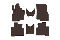 Mitsubishi Grandis 2003–2011 Carsuit gumijas salona paklājiņi (2 rindas, brūni) foto 1