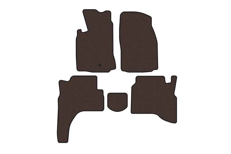 Mitsubishi Pajero Sport 1996–2007 Gumijas paklājiņi Carsuit (Brūni) Image
