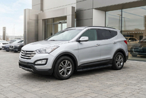 Hyundai Santa Fe 3 2012–2018 Sānu pakāpieni Allmond Black (2 gab., alumīnijs) foto 1