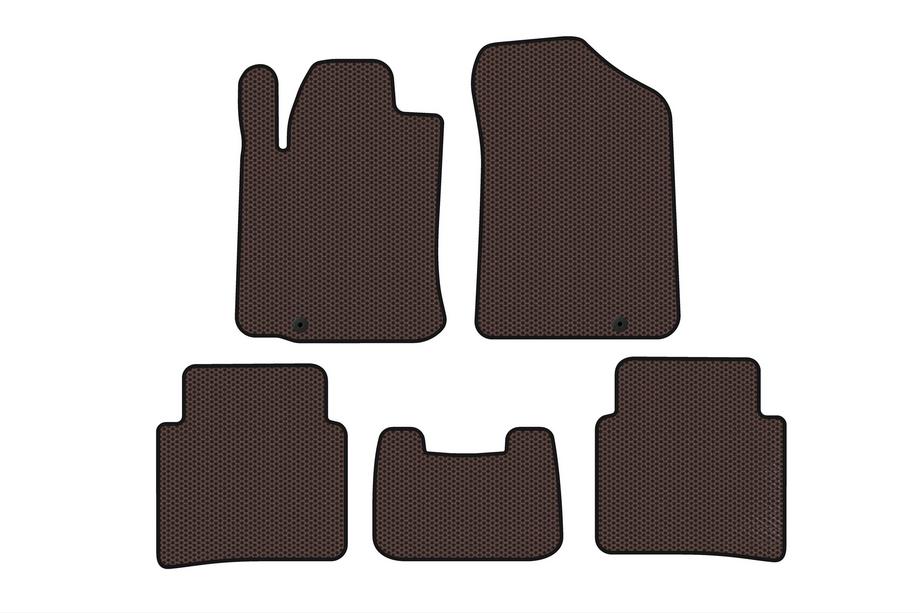 Nissan Teana 2008–2013 Gumijas salona paklājiņi Carsuit (SD, brūni) Image