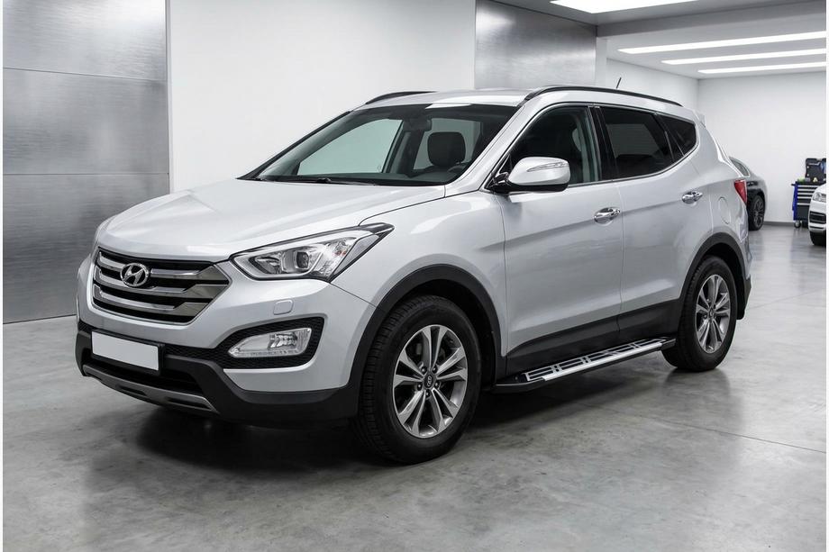 Hyundai Santa Fe 3 2012–2018 Sānu sliekšņi Sunrise (2 gab., alumīnijs) Image