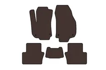 Opel Zafira B 2005–2011 Carsuit gumijas salona paklājiņi (2 rindas, brūni) foto 1