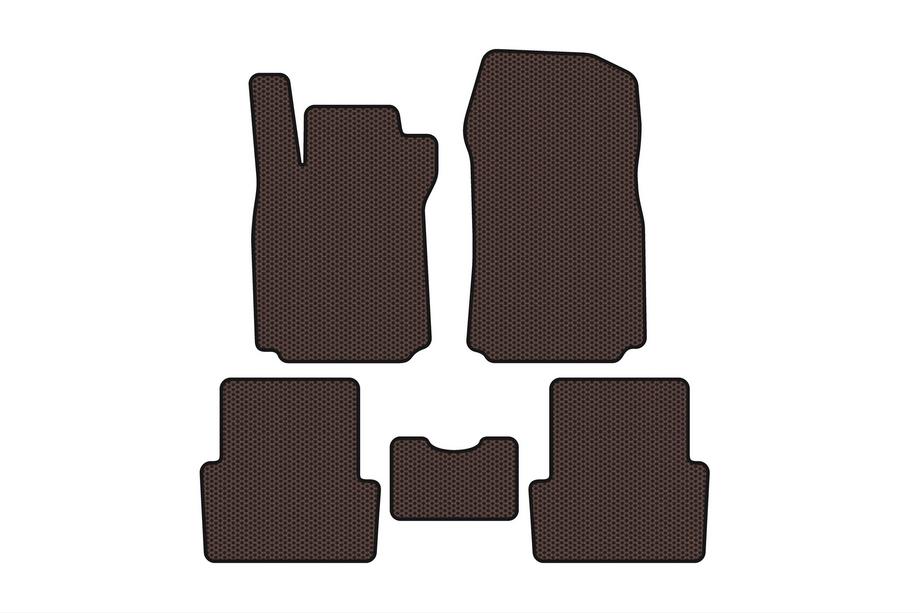Renault Modus 2005–2012 Gumijas paklājiņi Carsuit (Brūni) Image