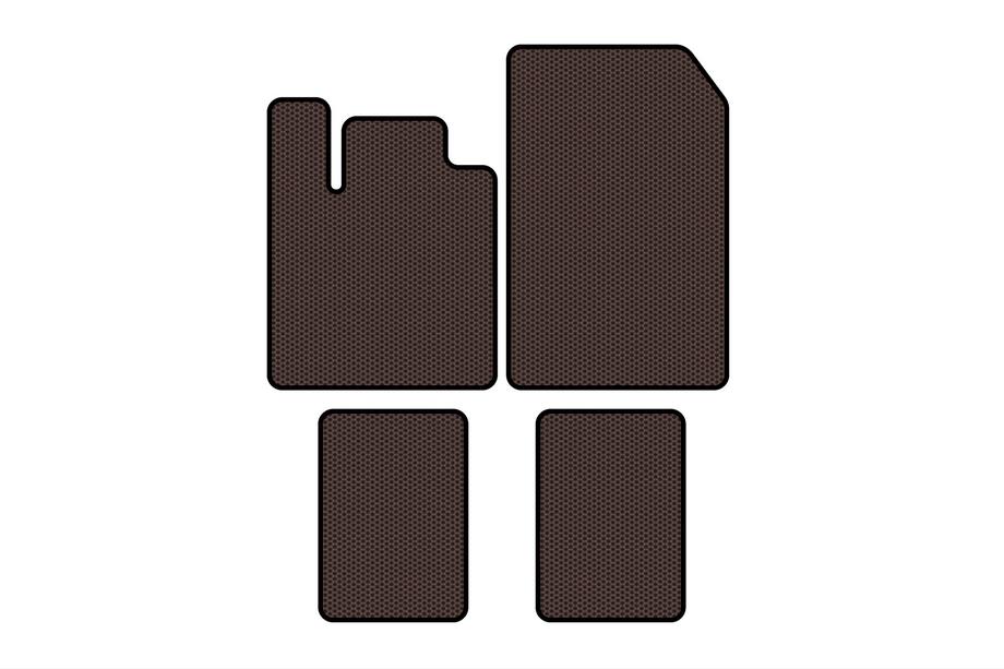 Renault Twingo 2007–2014 Gumijas paklājiņi Carsuit (Brūni) Image