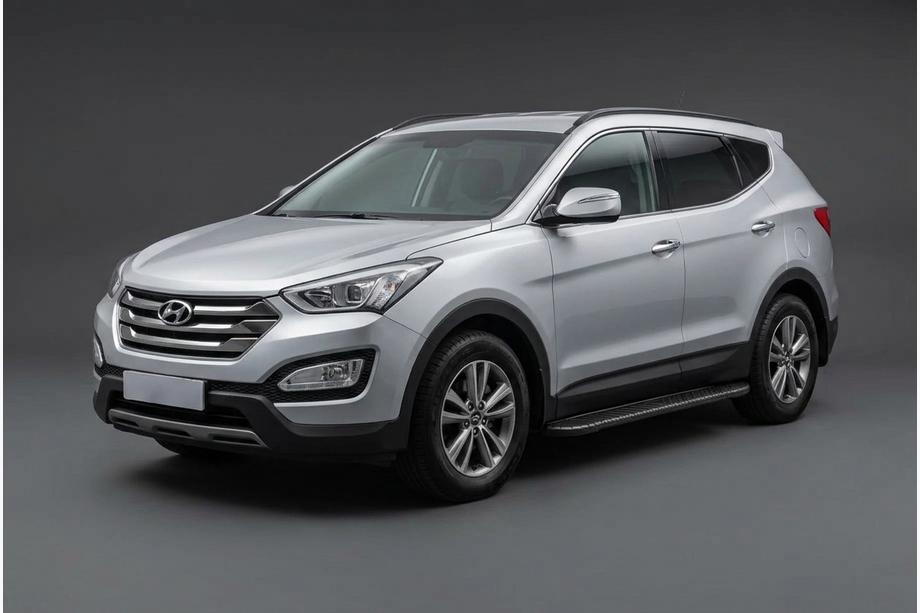 Hyundai Santa Fe 3 2012–2018 Sānu pakāpieni Bosphorus Black (2 gab., alumīnijs) Image