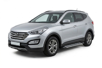 Hyundai Santa Fe 3 2012–2018 Sānu pakāpieni Rainbow (2 gab., alumīnijs) foto 1
