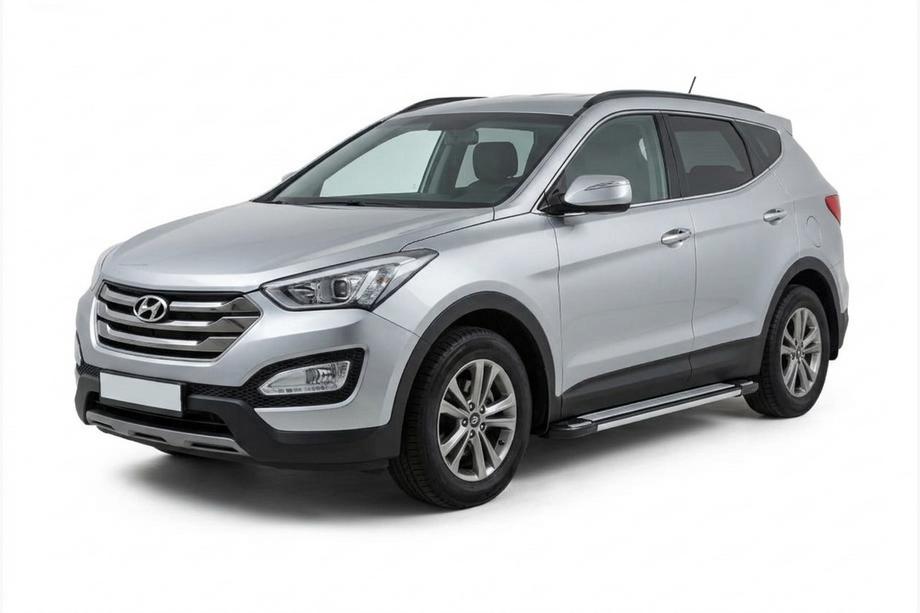 Hyundai Santa Fe 3 2012–2018 Sānu pakāpieni Rainbow (2 gab., alumīnijs) Image