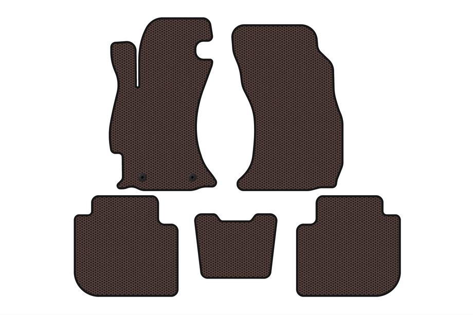 Subaru Forester 2013–2018 Carsuit gumijas salona paklājiņi (2013-2017, brūni) Image
