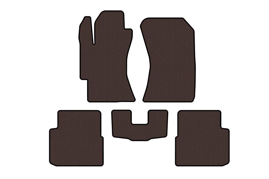 Subaru Impreza 2007–2011 Gumijas paklājiņi Carsuit (HB, brūni) Image